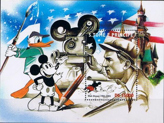 《迪士尼创立100周年》邮票即将发行,狮子王，白雪公主等12部经典动画→