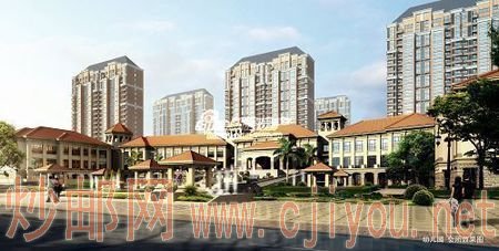 图为恒盛豪庭效果图 图为恒盛豪庭效果图