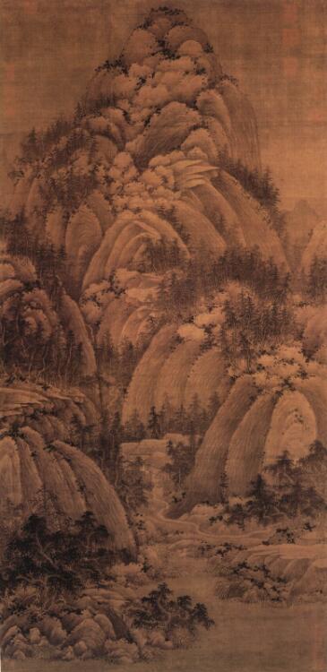 巨然(五代)《秋山问道图》