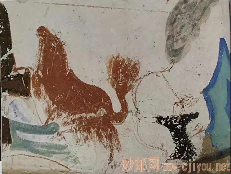 猎杀牦牛壁画